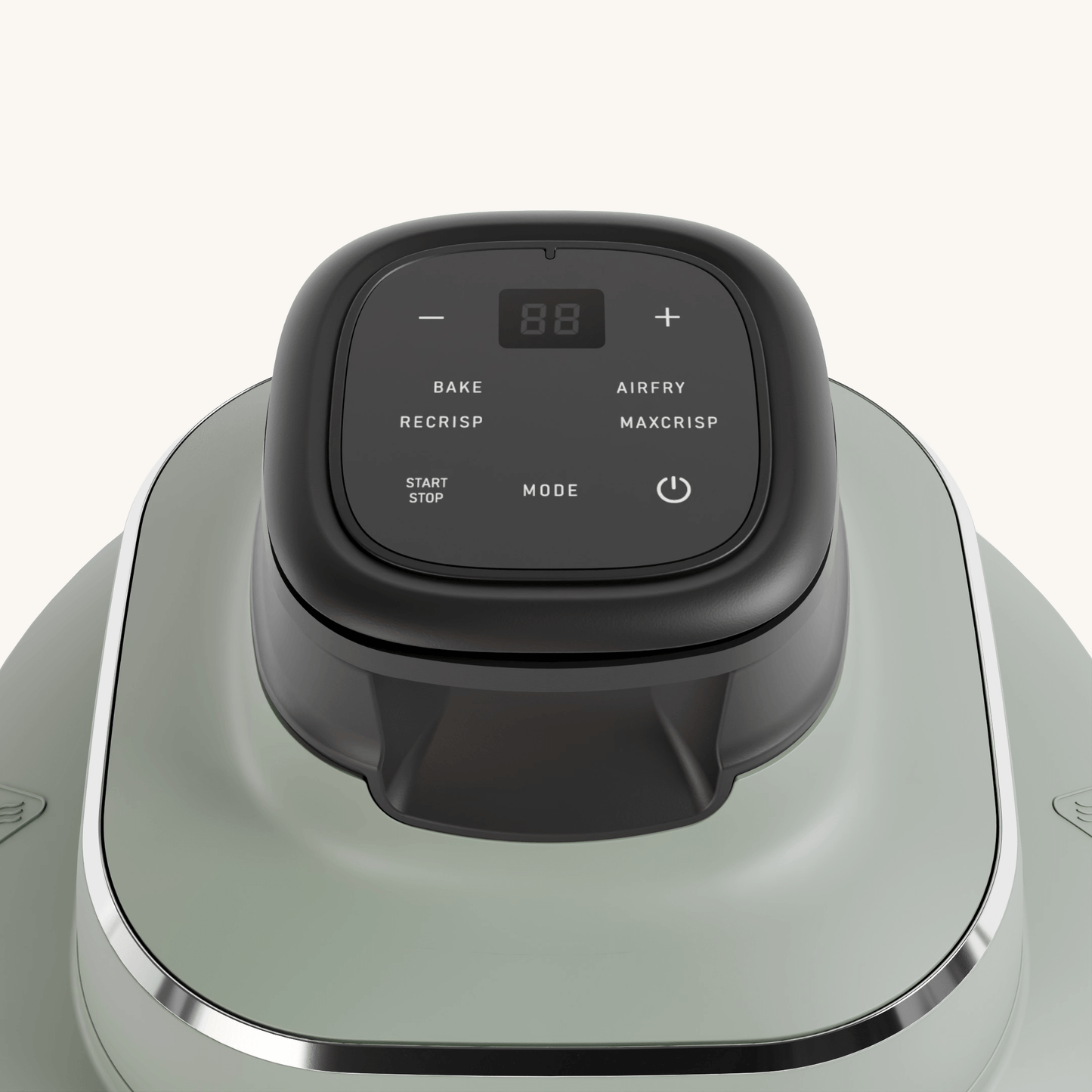 The Combo Air Fryer Pre-Order control panel showing cooking options and settings for eco-friendly cooking.