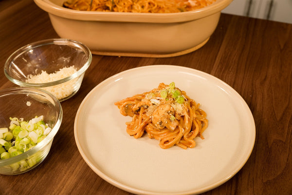 Creamy Kimchi Udon Noodles