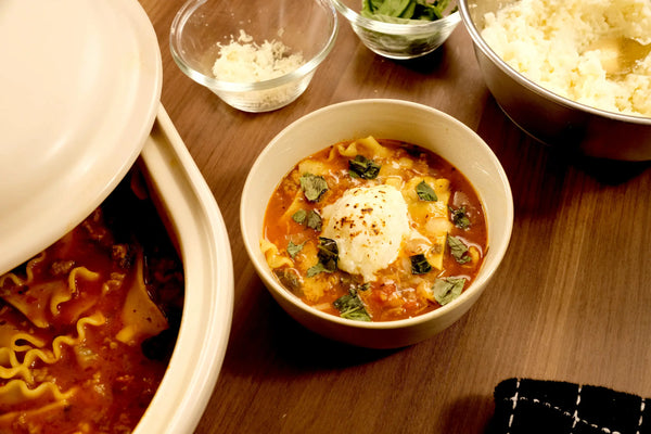 Lazy Lasagna Soup – Claypot Comfort in a Bowl