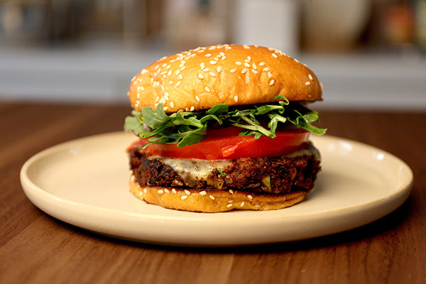 Smoky Chipotle Black Bean Burgers