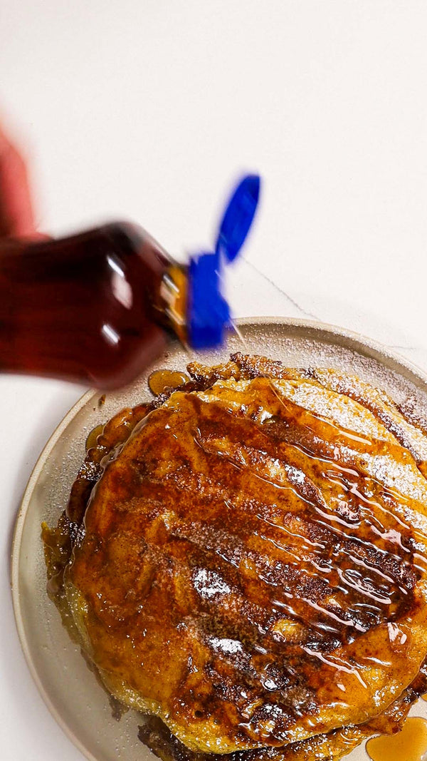 Pumpkin Cinnamon Swirl Pancakes