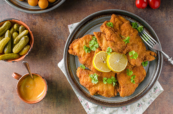 Crispy Claypot Pork Schnitzel