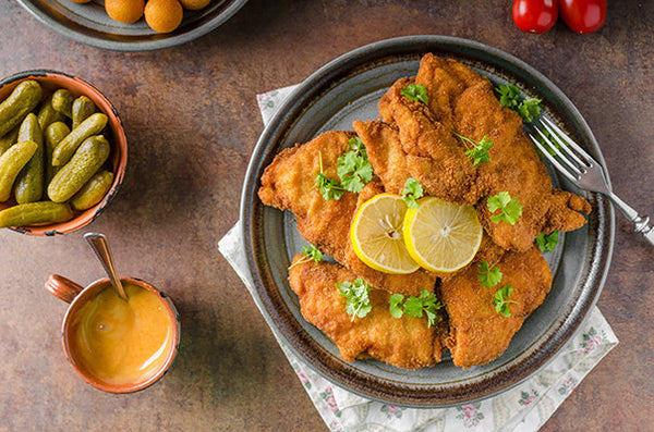 Crispy Claypot Pork Schnitzel