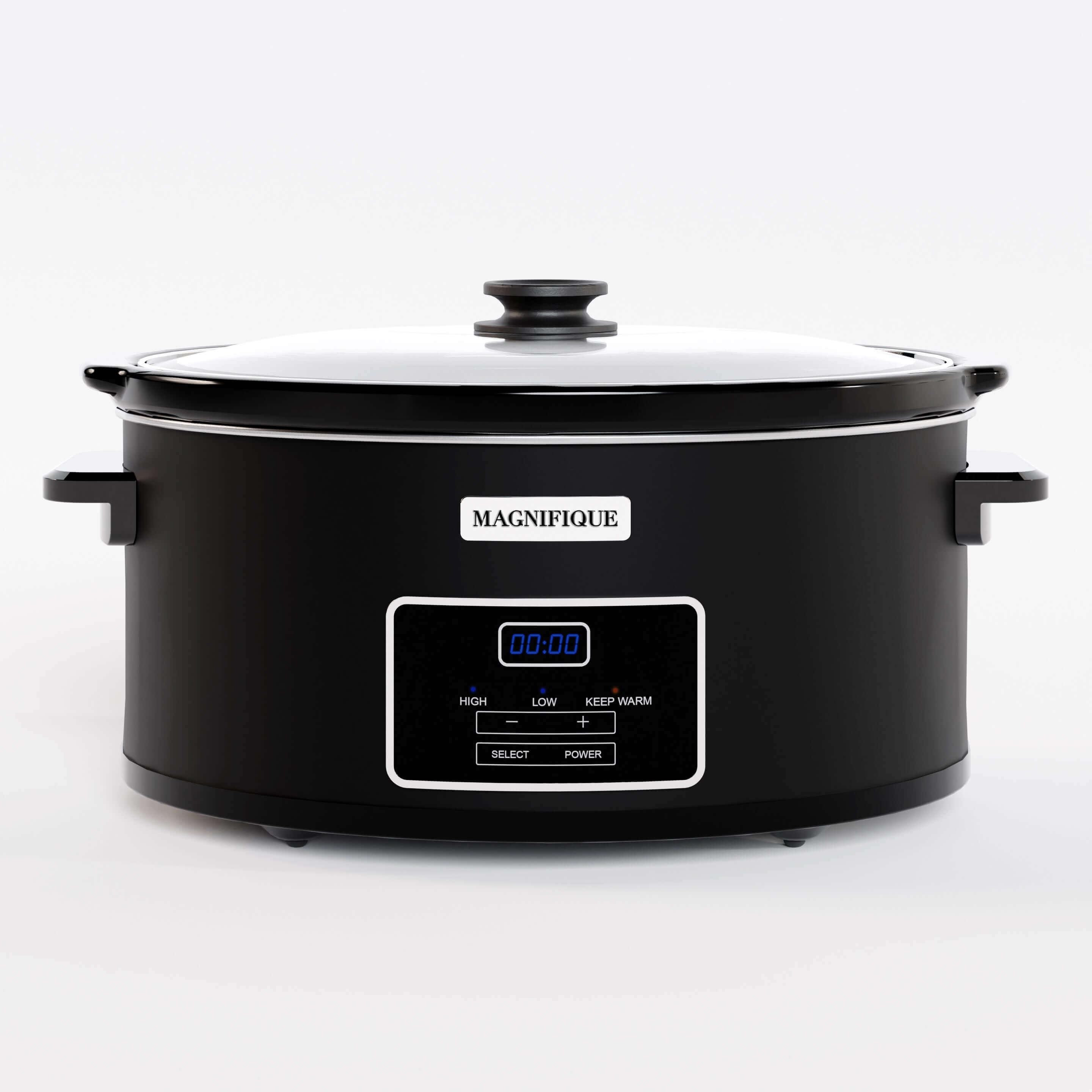 This massive 8-quart Crock-Pot Oval Slow Cooker in black is only