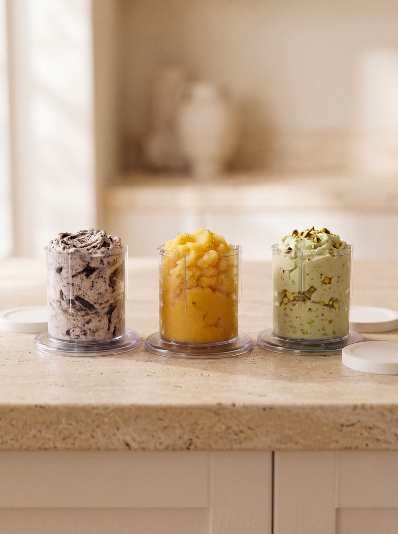 Three ¾-Pint Cups. Enough For Everyone.
