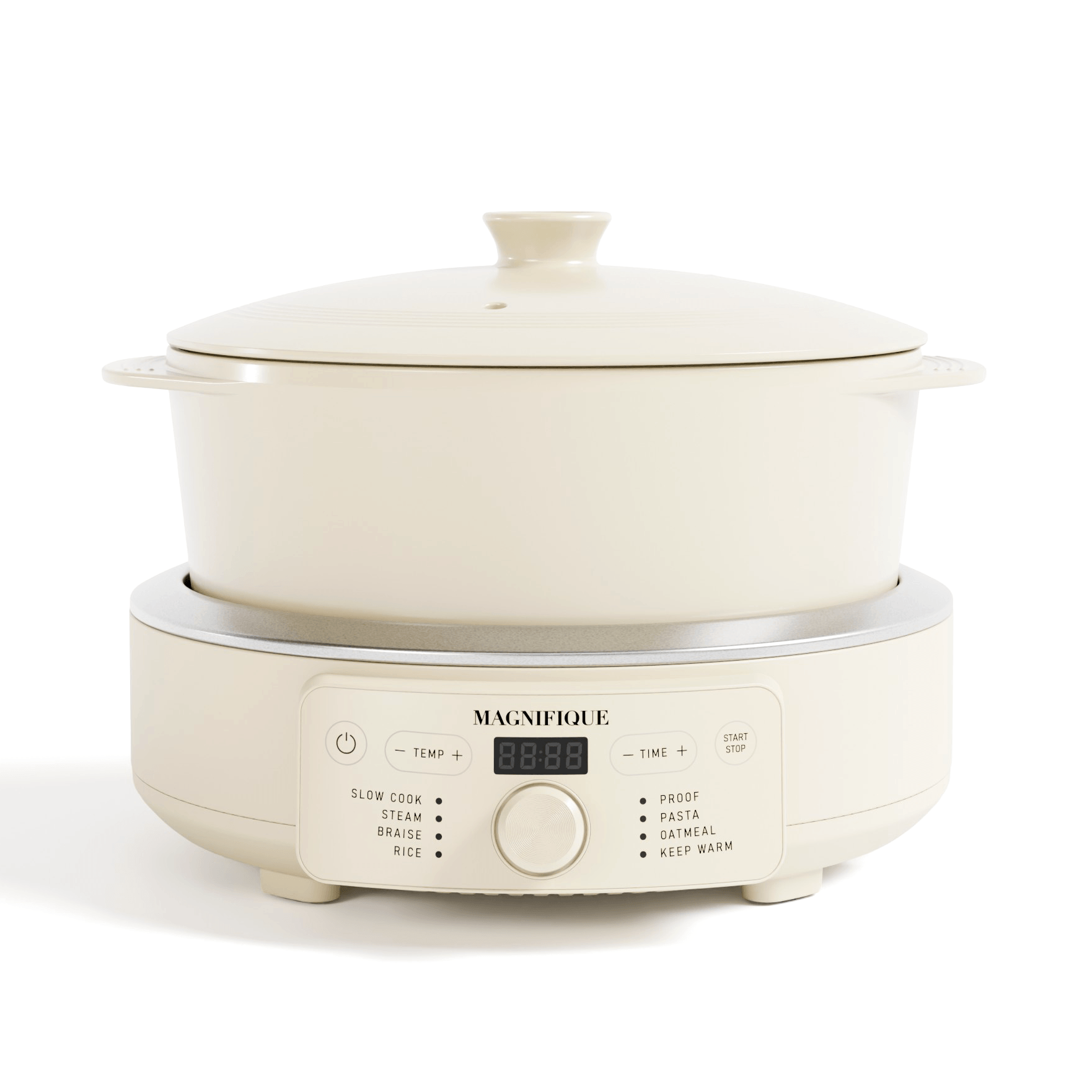 Round Claypot Multi-Cooker - Oatmeal