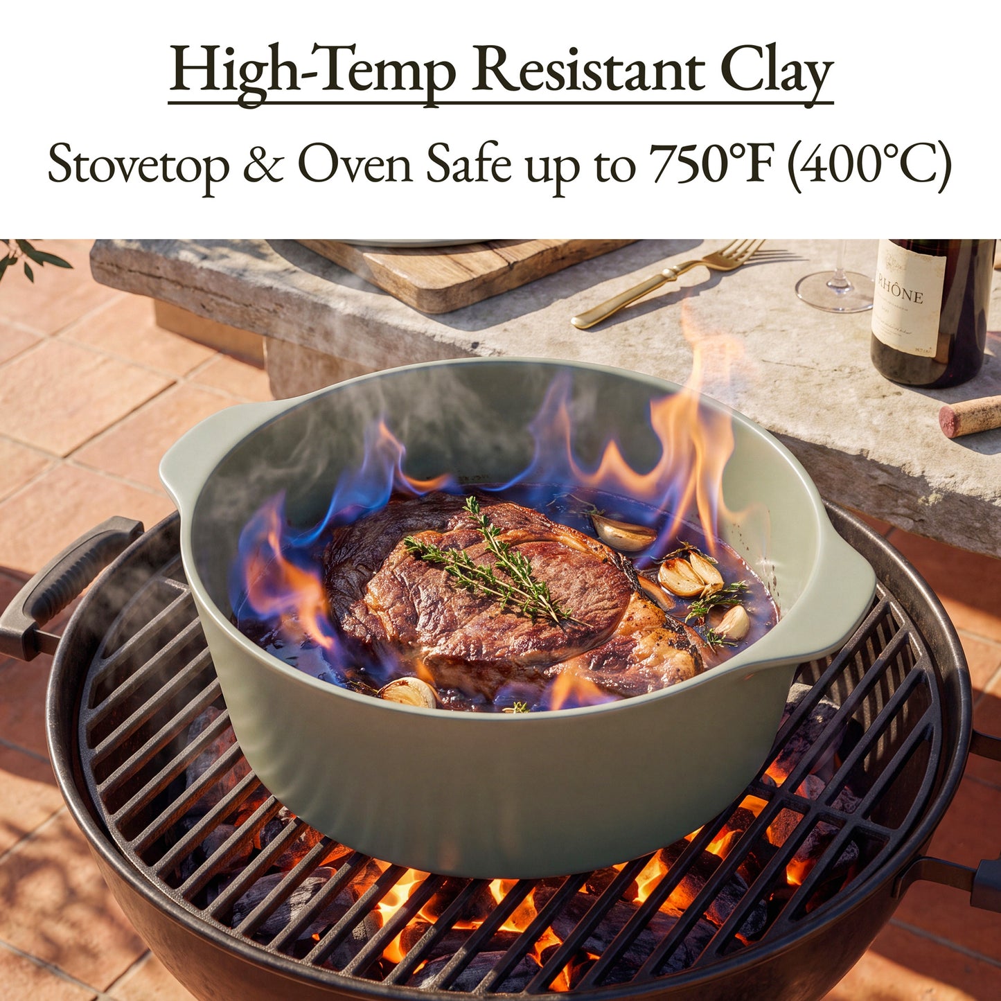 Round Claypot Multi-Cooker
