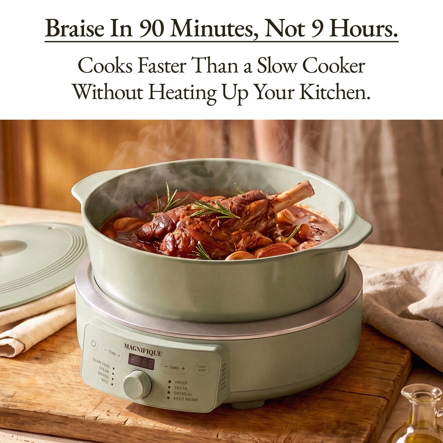 Round Claypot Multi-Cooker