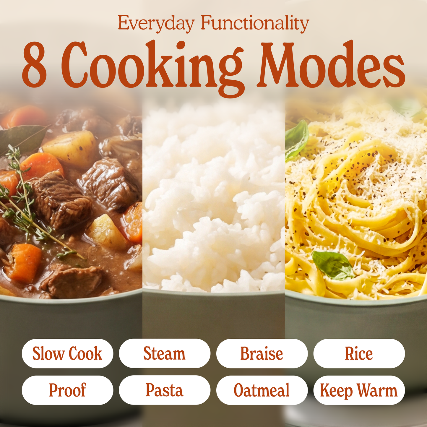 Round Claypot Multi-Cooker