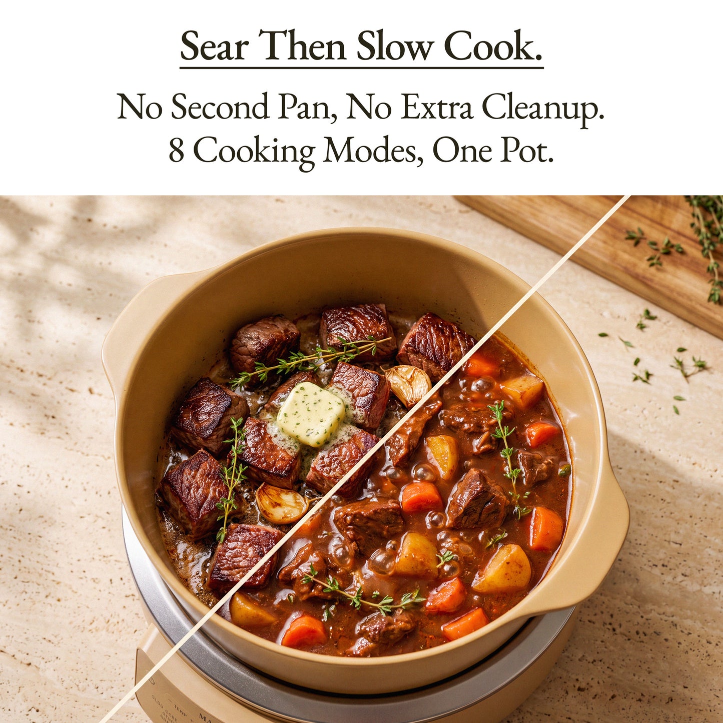 Round Claypot Multi-Cooker