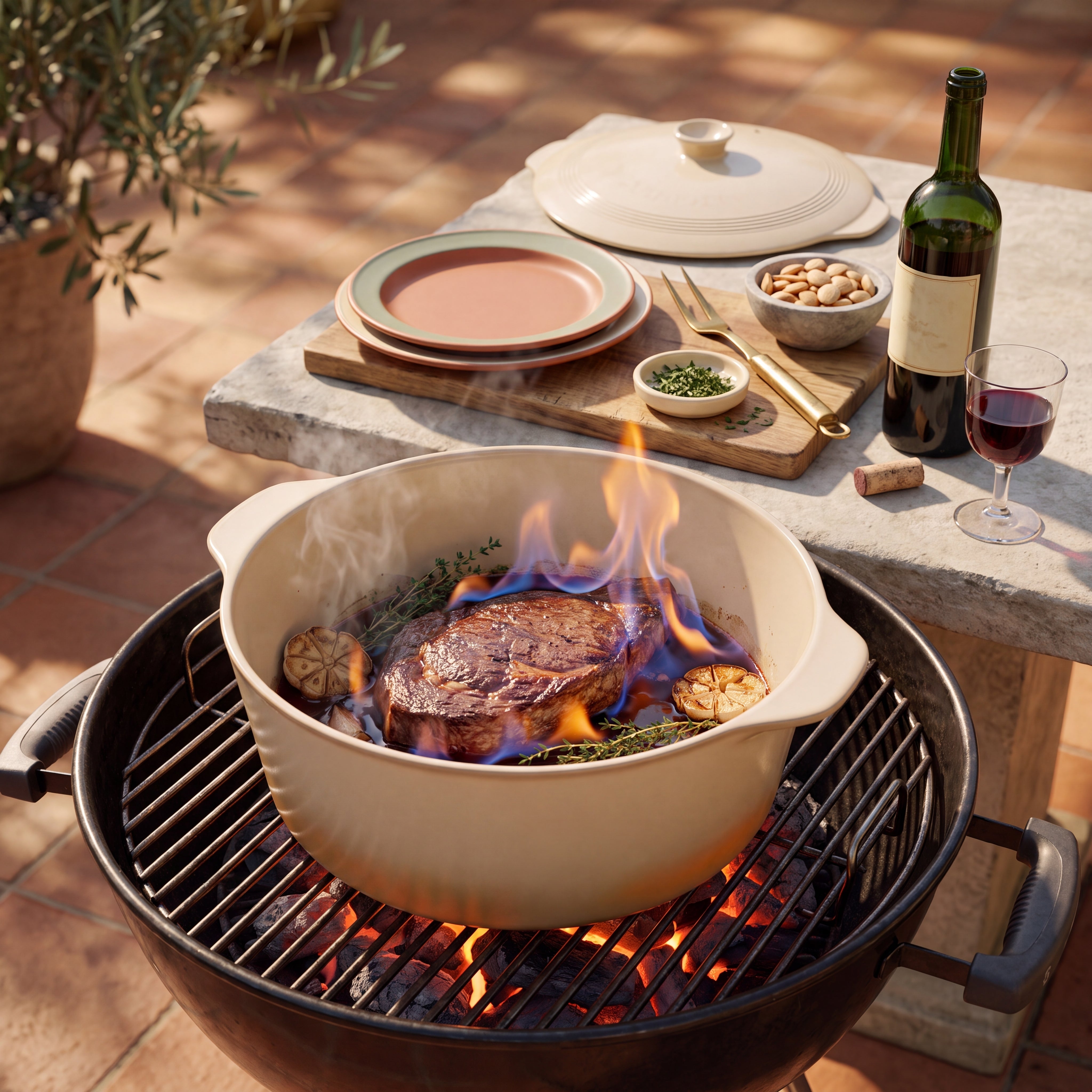 Non-Toxic Clay Multi-Cooker | Slow Cook, Braise, Pasta, Rice